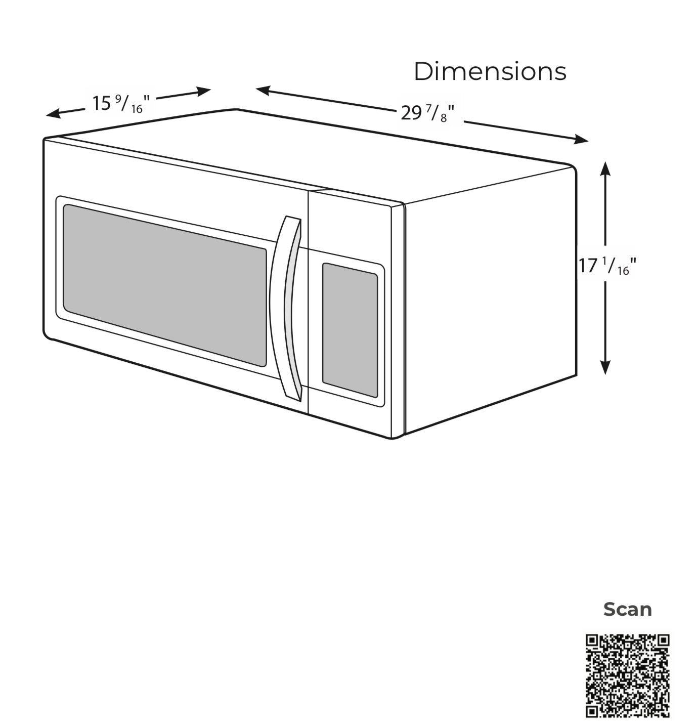 Microwave with Sensor Cooking