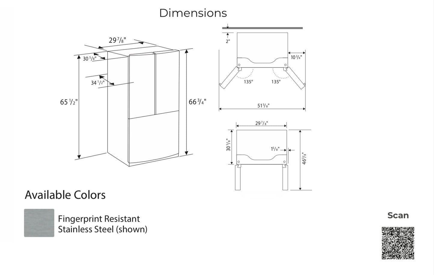 Refrigerator 3Doors